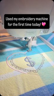 Having so much fun with my embroidery machine and low-key like the appliqué I made even though I picked random designs and used whatever fabric/ thread colors. 💟
Onto designing my own patches now 😎

#brotherembroiderymachine #enjoyingtheprocess #capitalismsatire